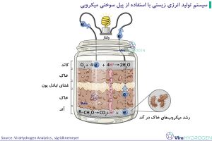 سیستم تولید انرژی زیستی با استفاده از پیل سوختی میکروبی